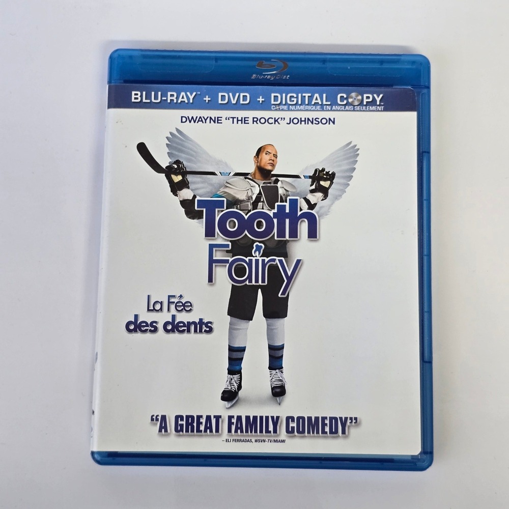 Tooth Fairy Dwayne Johnson Blu-ray DVD Combo Blue Family Comedy - Picture 1 of 6